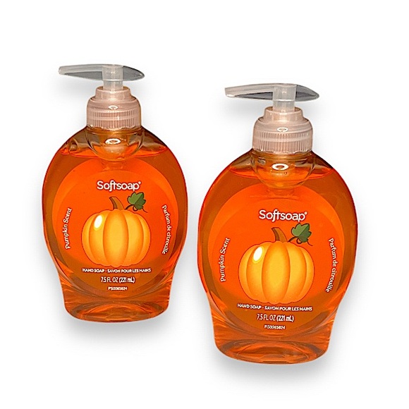 NEW VIRAL Softsoap Limited Holiday Edition 2pc Pumpkin Liquid Hand Soap Bundle - Picture 2 of 5